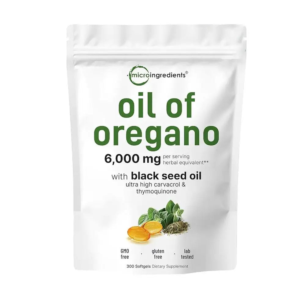 Aceite de Orégano con Comino Negro – Formato Ahorro (300 Cápsulas)