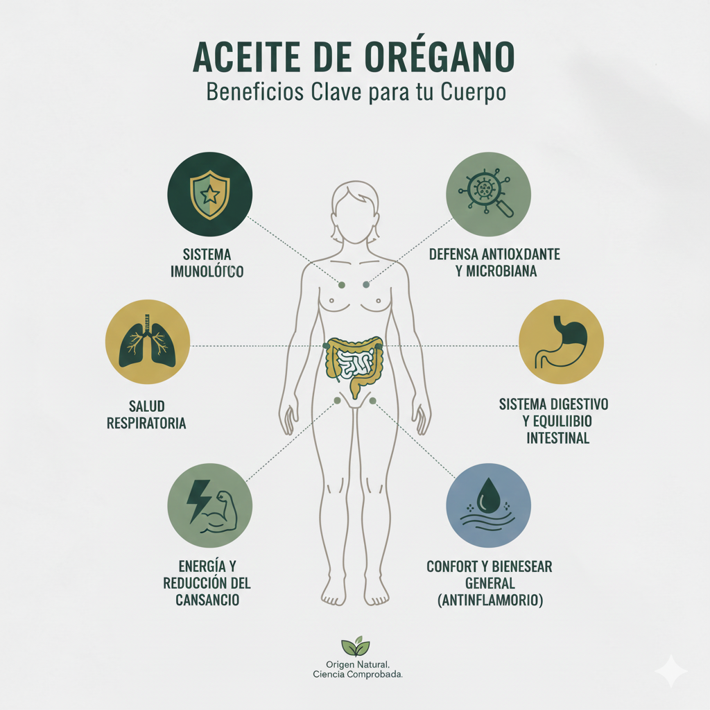 Aceite de Orégano en Cápsulas Blandas 6000 mg (60 capsulas)