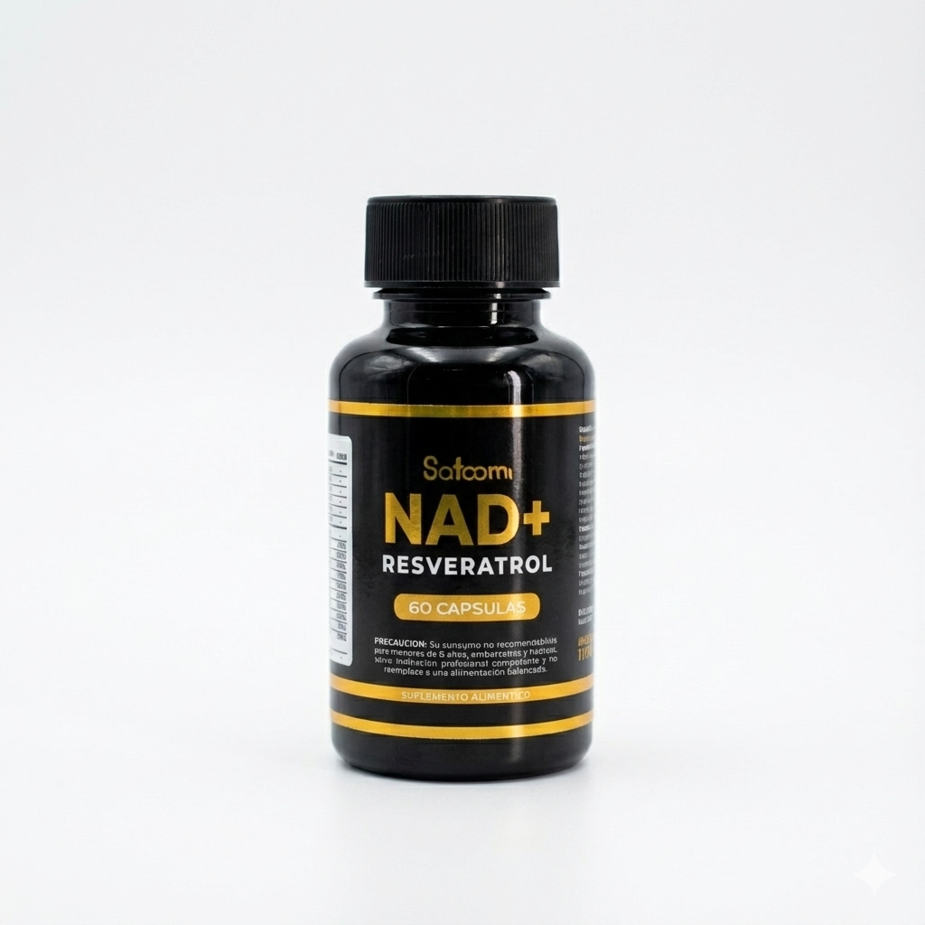 Resveratrol + NAD+ Satoomi (60 Cápsulas).